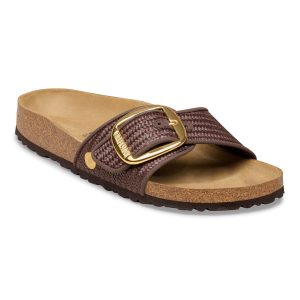 Madrid Big Buckle Raffia